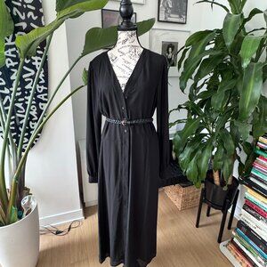 Micheal Kors Sheer Long Sleeve Dress